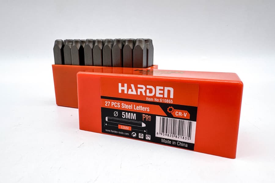27 Schlagbuchstaben Harden 610865